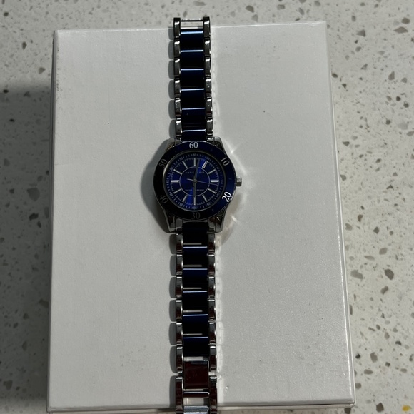 NIB Anne Klein Blue and Silver Watch - Picture 6 of 7